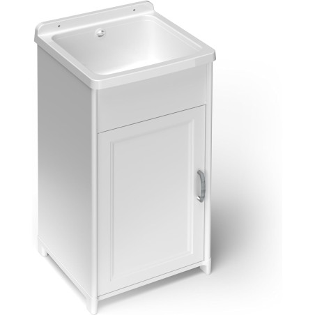 Mueble para lavadero de resina de polipropileno para exterior 40x40x85cm