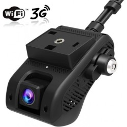 Dash Cam, JIMI JC200 3G/WiFi Dual Cámara para vehiculos 3G
