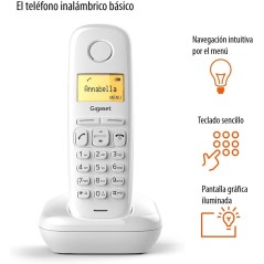 Teléfono Fijo DECT Inalámbrico - Gigaset A170
