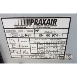 Soldadura Inverter Praxair DC 194I